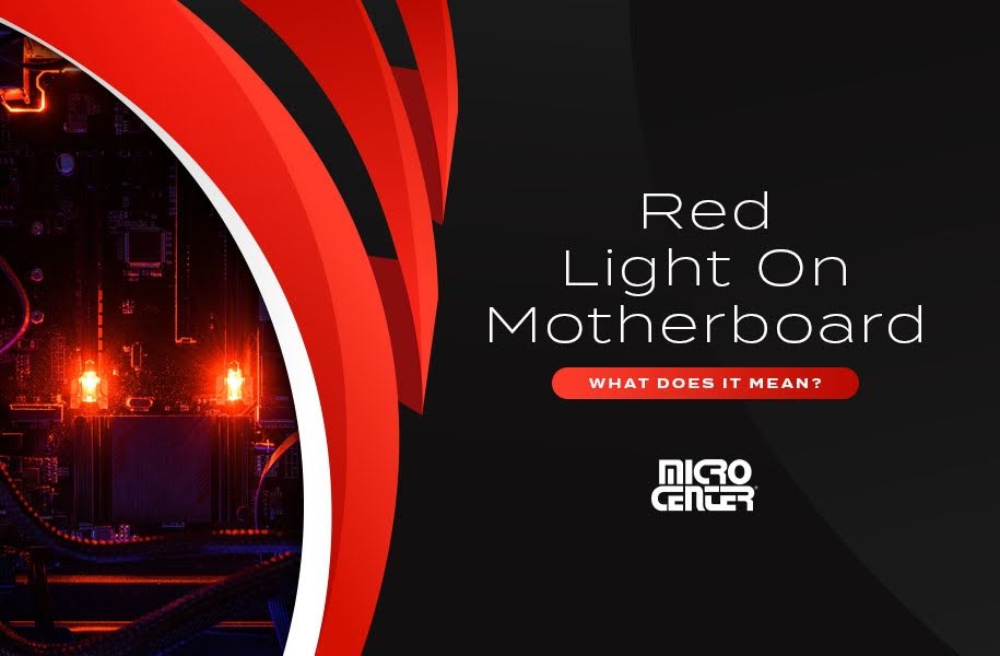 image about - red light on motherboard: what does it mean